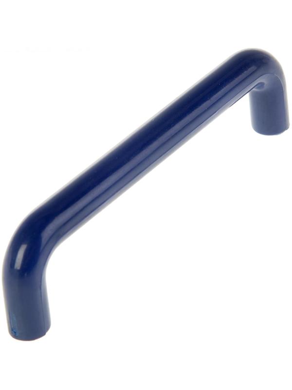 Ручка скоба PLASTIC 009, пластиковая, м/о 96 мм, синяя