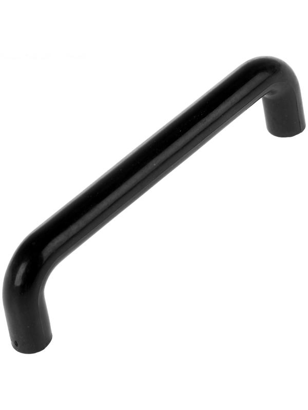 Ручка скоба PLASTIC 009, пластиковая, м/о 96 мм, черная