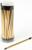 Карандаш чёрнографитный с ластиком, твёрдость НВ, корпус круглый, заточенный, золотистый