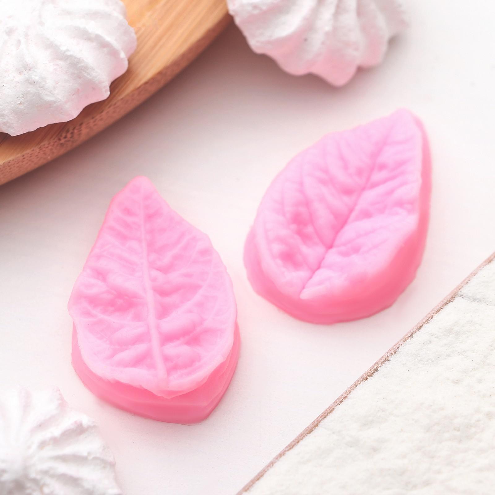 Молд «Лист гортензии», 2 части, 4×2,5 см, цвет МИКС