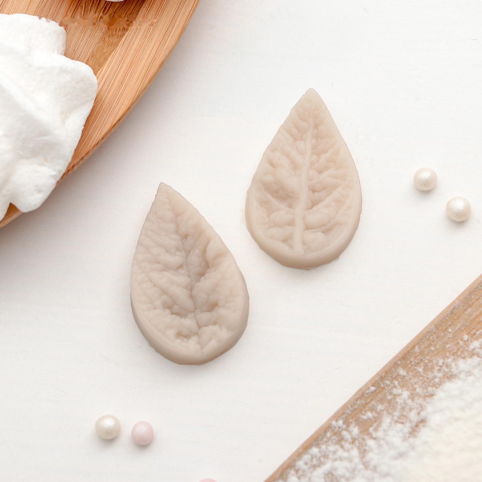 Молд «Лист гортензии», 2 части, 4×2,5 см, цвет МИКС