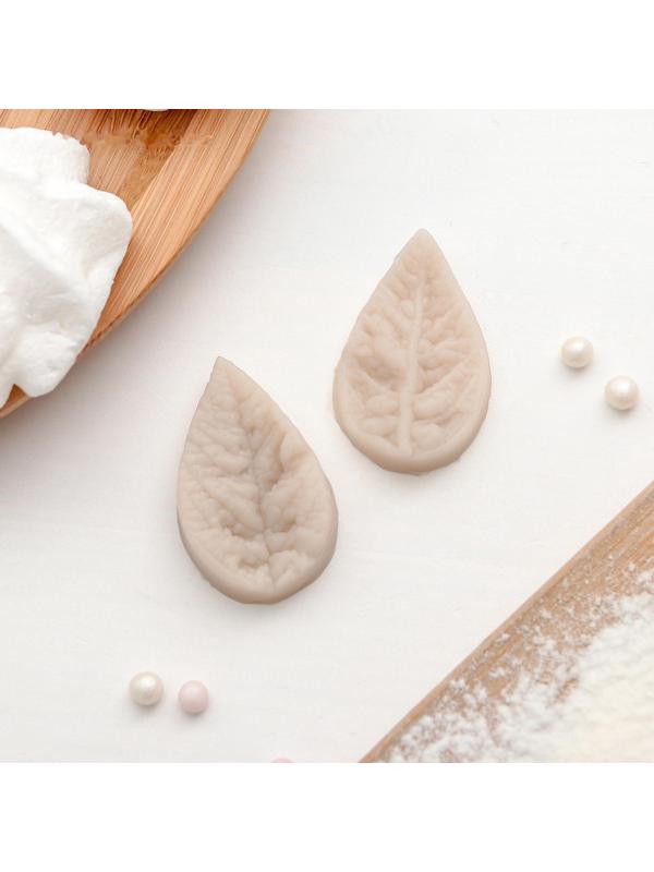 Молд «Лист гортензии», 2 части, 4×2,5 см, цвет МИКС