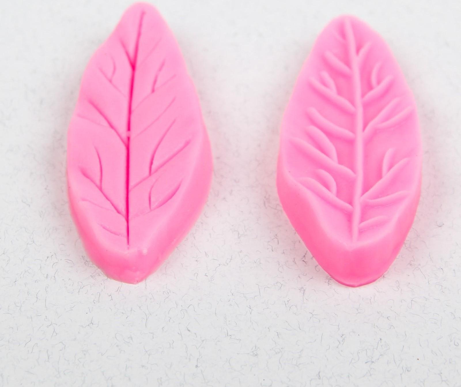 Молд «Лист тюльпана», 2 части, 9,5×3,5 см