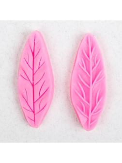 Молд «Лист тюльпана», 2 части, 9,5×3,5 см