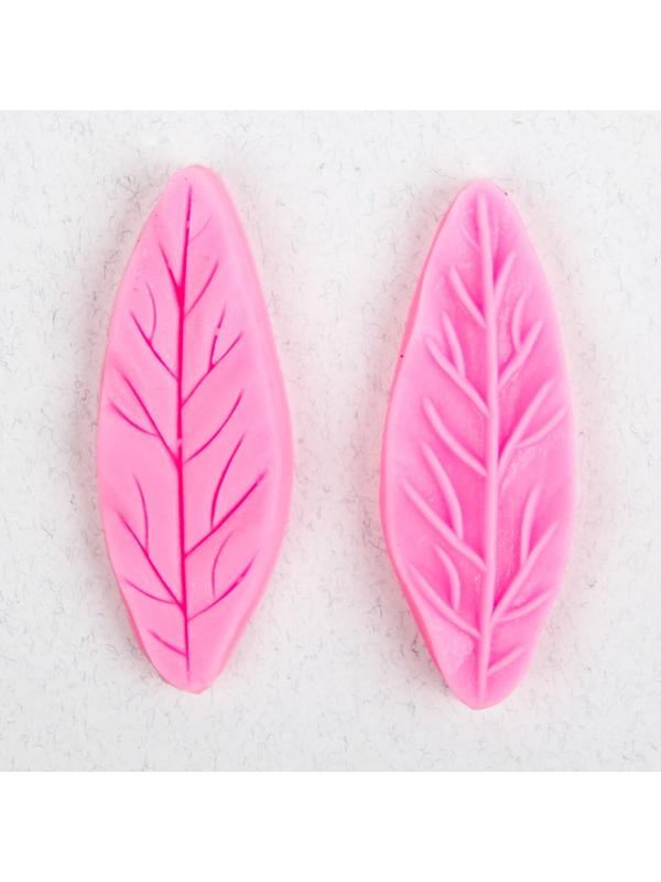 Молд «Лист тюльпана», 2 части, 9,5×3,5 см