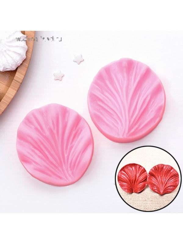 Молд «Лист герани», 2 части, 7,5×7 см, цвет МИКС