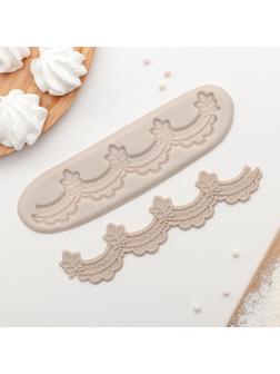 Молд «Воланы», 2 части, 21×5,5×1 см, цвет МИКС