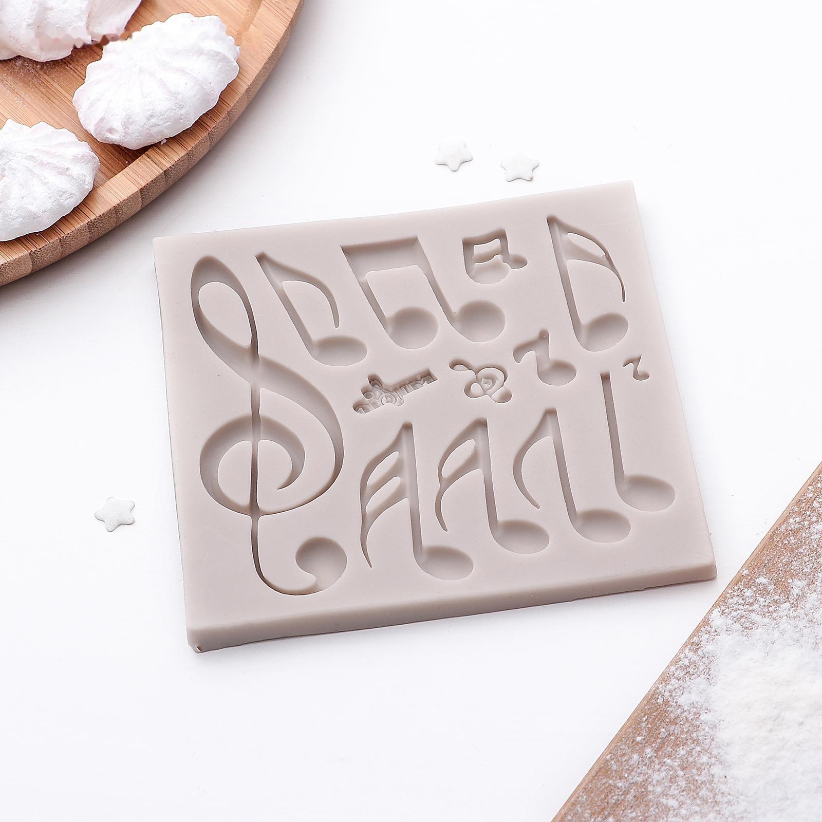 Молд «Ноты», 11,5×11 см, цвет МИКС