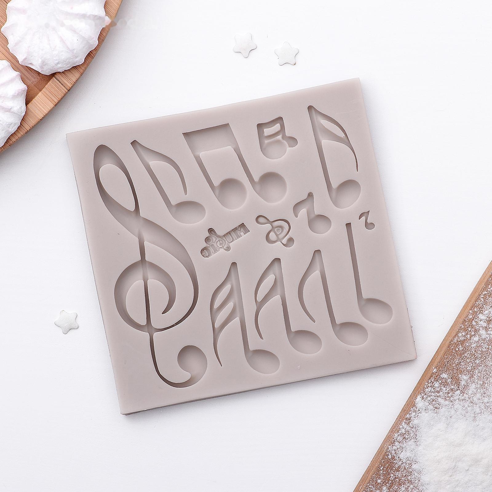 Молд «Ноты», 11,5×11 см, цвет МИКС