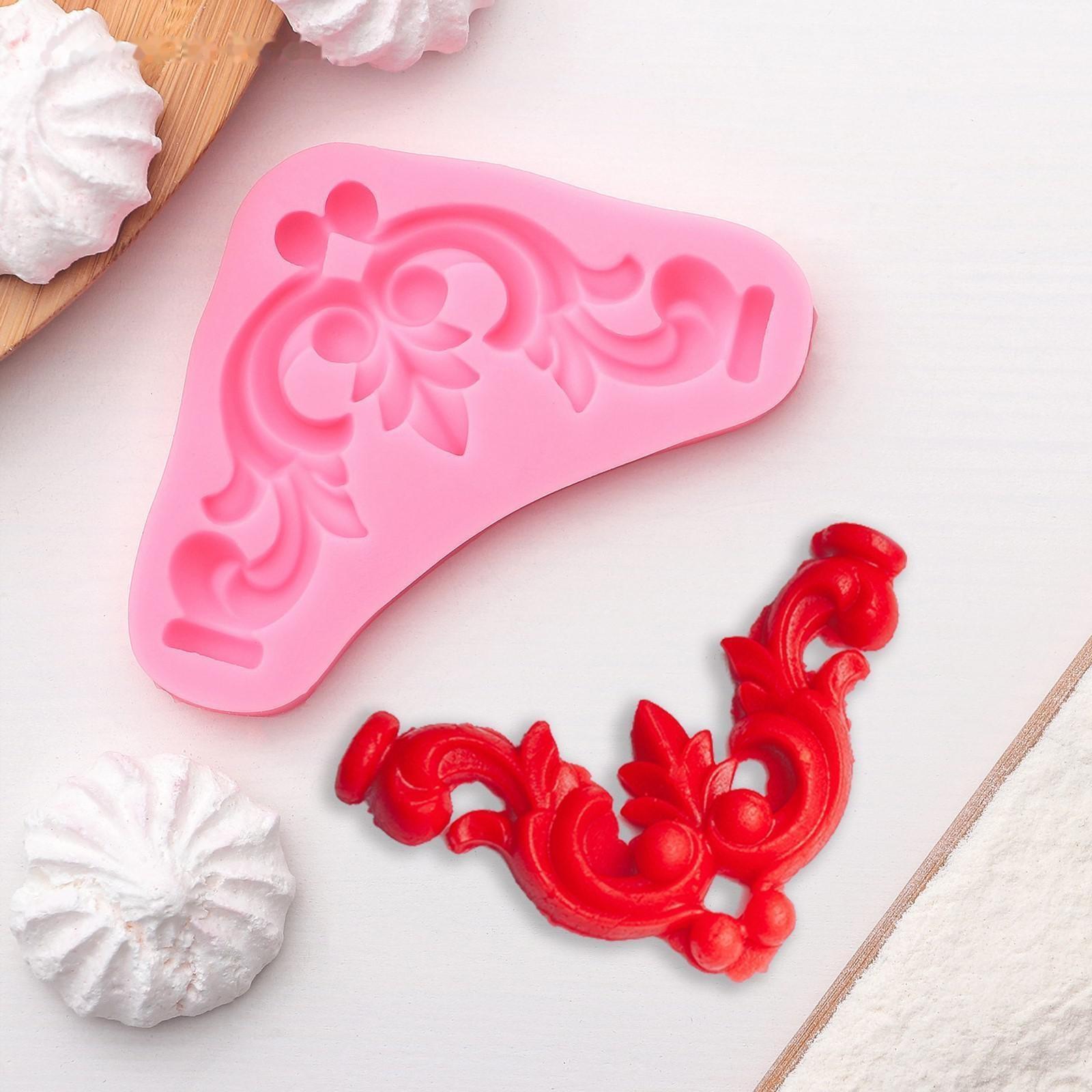 Молд «Лепнина», 10,5×6×1 см, цвет МИКС