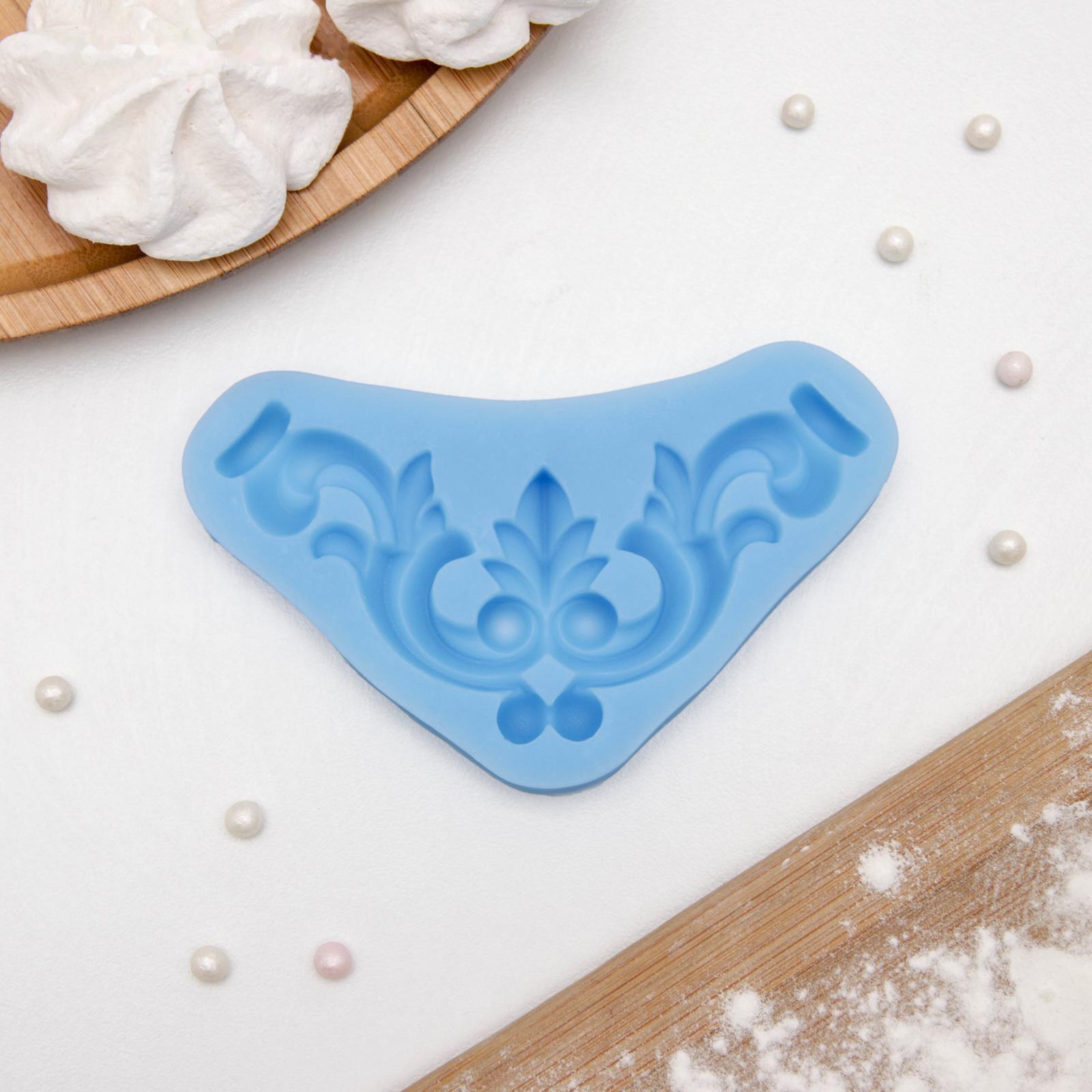 Молд «Лепнина», 10,5×6×1 см, цвет МИКС