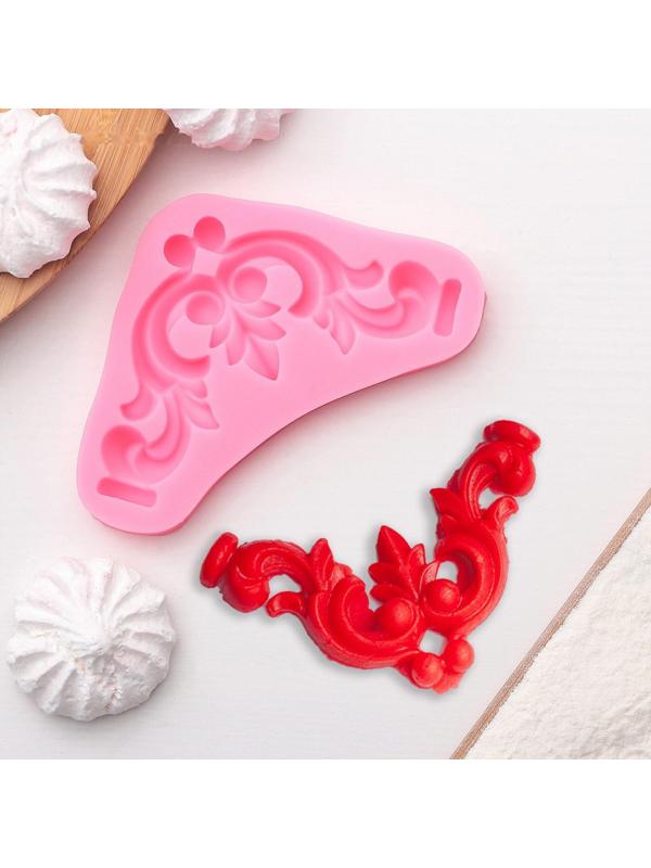 Молд «Лепнина», 10,5×6×1 см, цвет МИКС