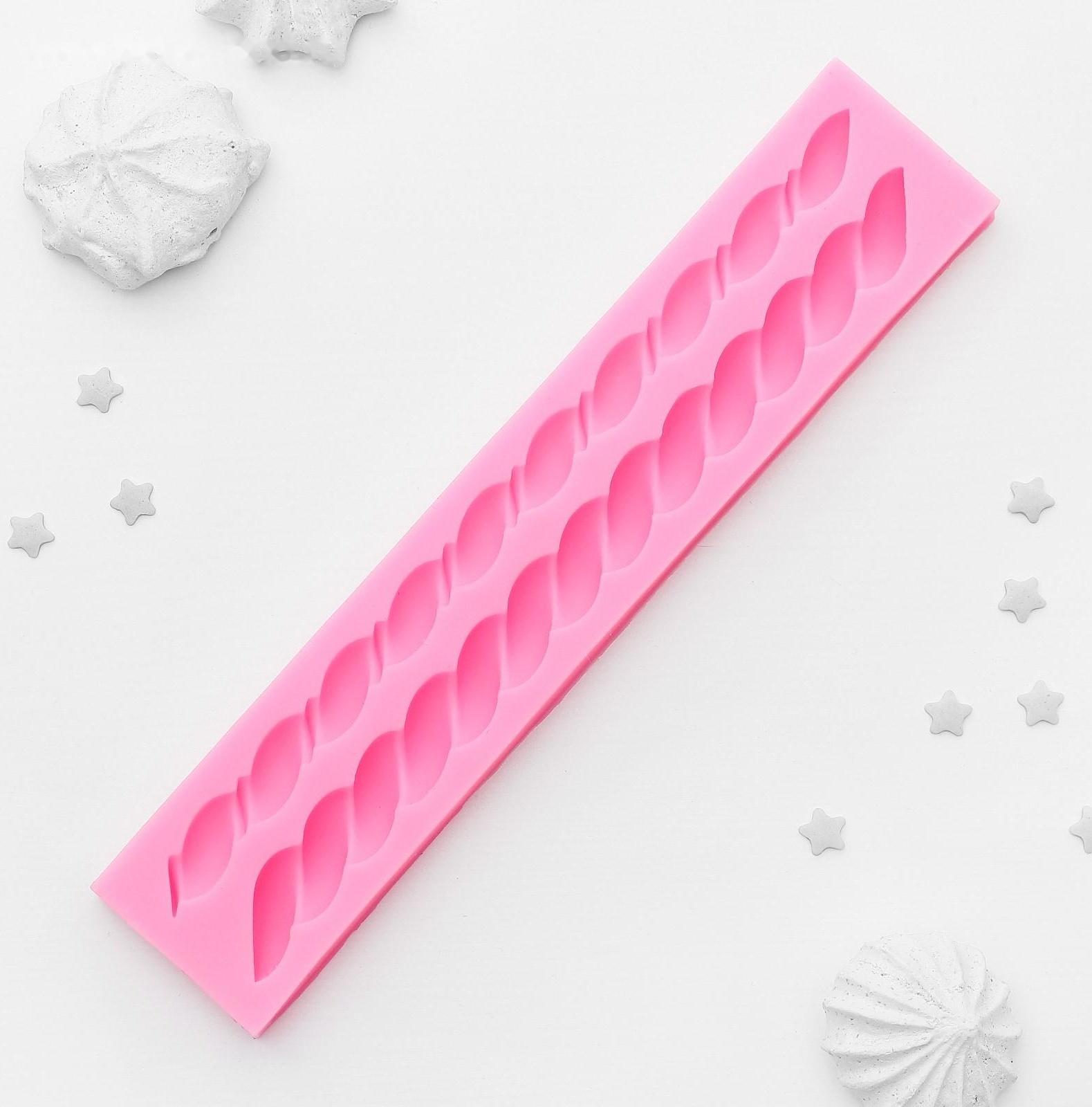 Молд «Жгут», 23×4,5×1,5 см, цвет МИКС