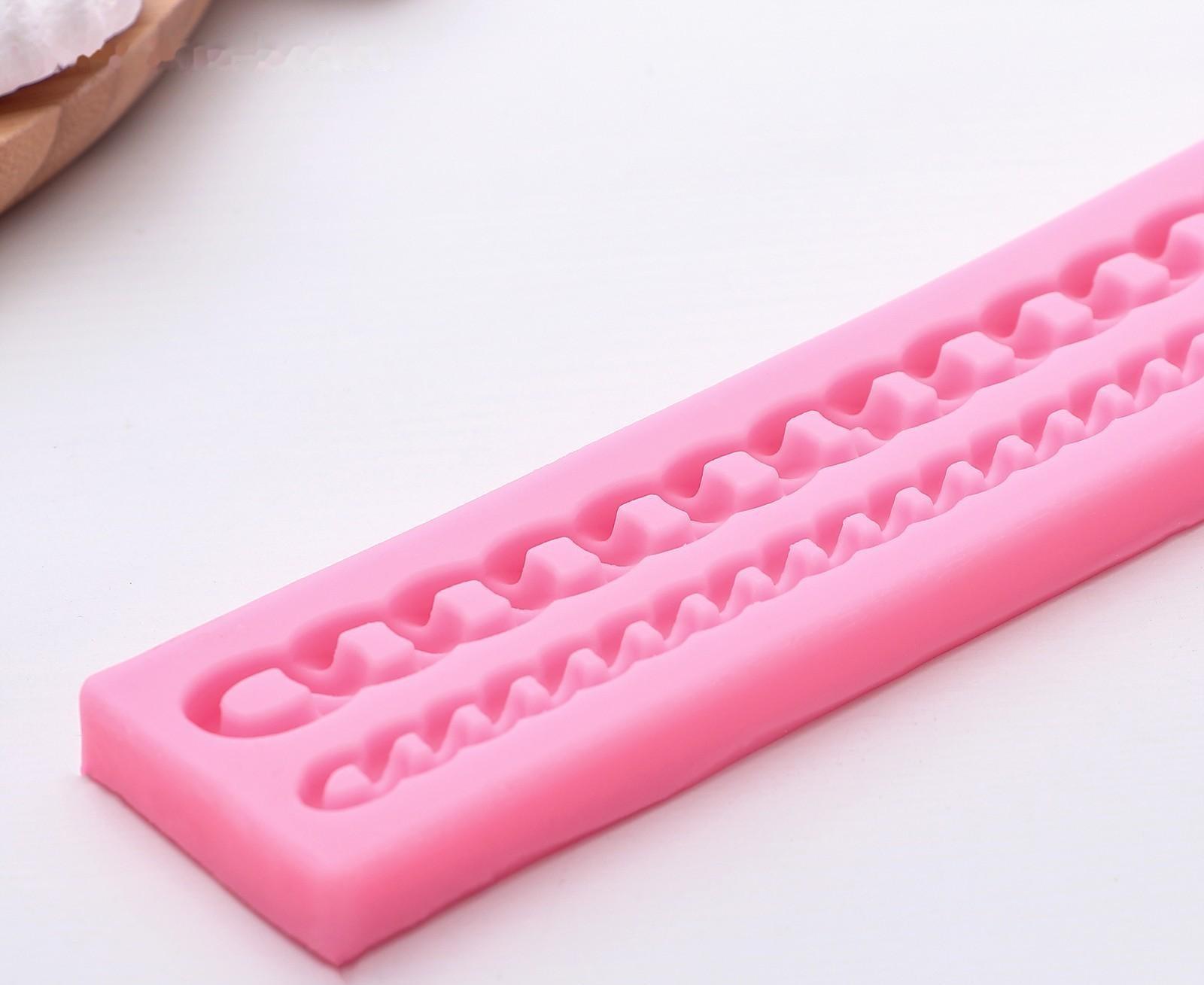 Молд «Цепь», 27,8×4,6×1,2 см, цвет МИКС