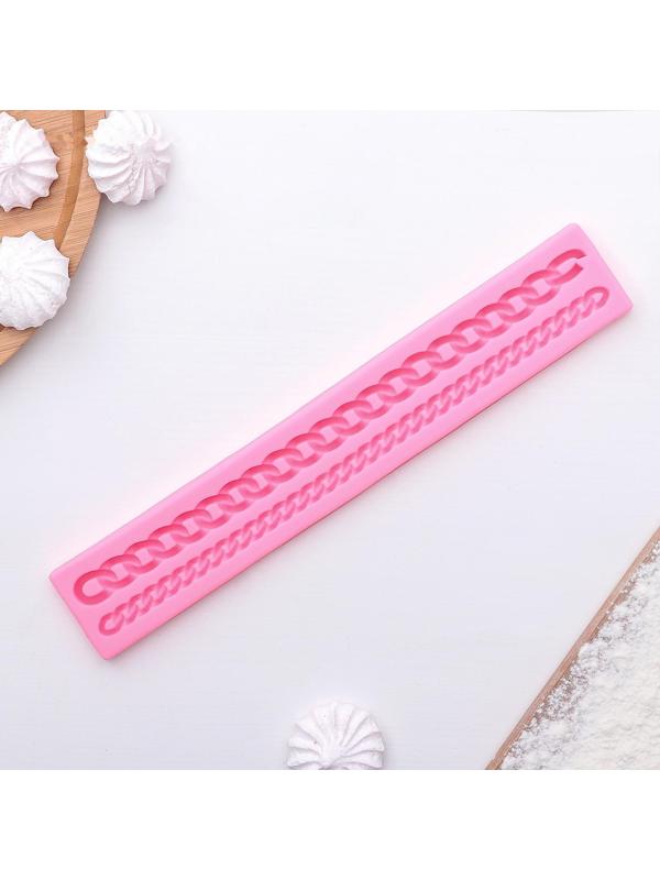 Молд «Цепь», 27,8×4,6×1,2 см, цвет МИКС