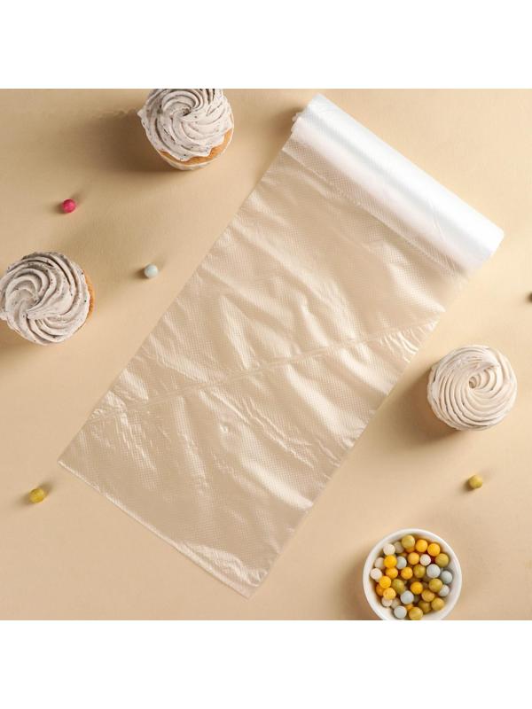 Кондитерские мешки в рулоне, 32×24,5 см, 50 шт