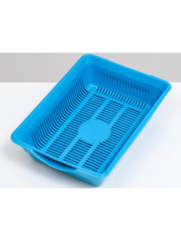 Туалет глубокий с сеткой 36 х 25 х 9 см, голубой