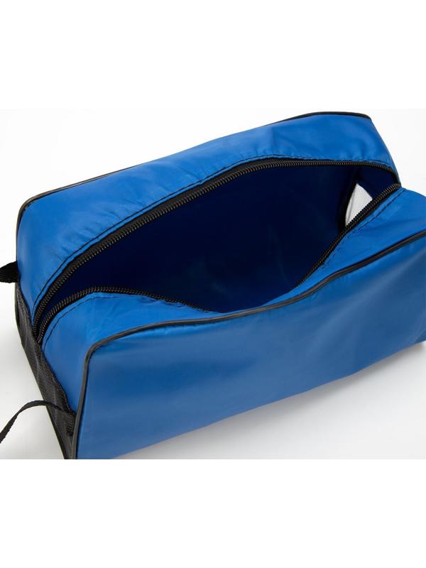 Косметичка на молнии, цвет синий