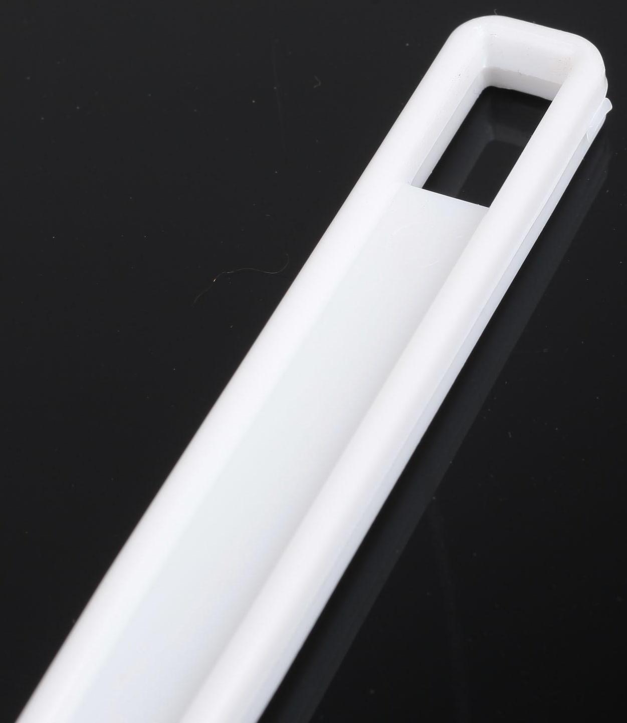 Лопатка силиконовая, 25×5,5×1,5 см, ручка белая