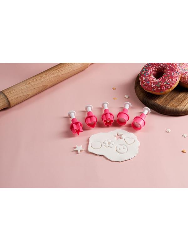 Набор плунжеров кондитерских Доляна «Праздник», 5 шт