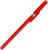 Ручка шариковая, 0.5 мм, стержень красный, корпус красный