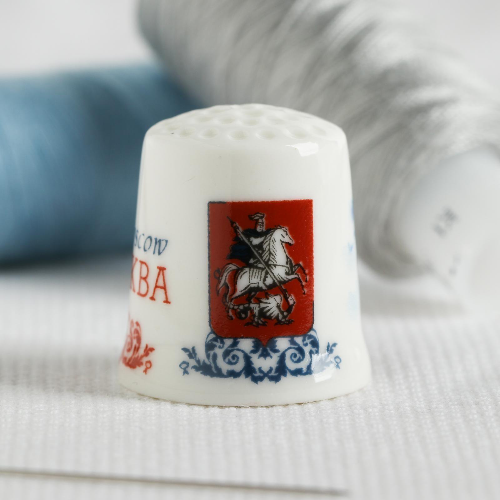 Напёрсток сувенирный «Москва», керамика