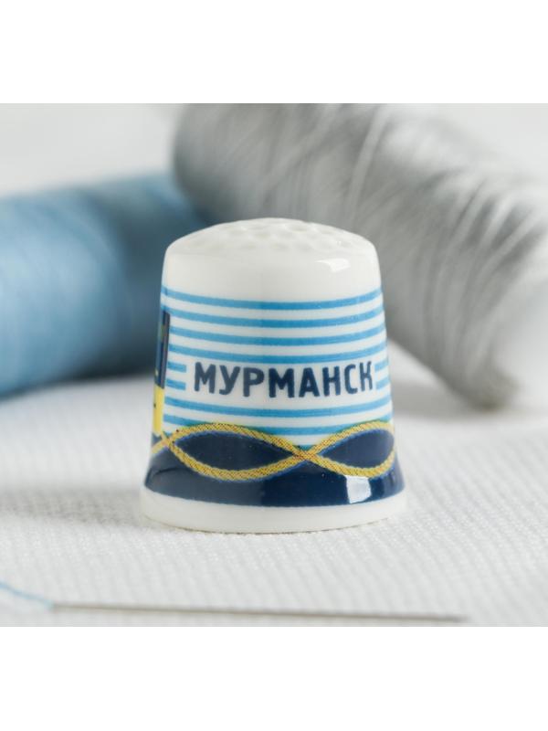 Напёрсток сувенирный «Мурманск», керамика