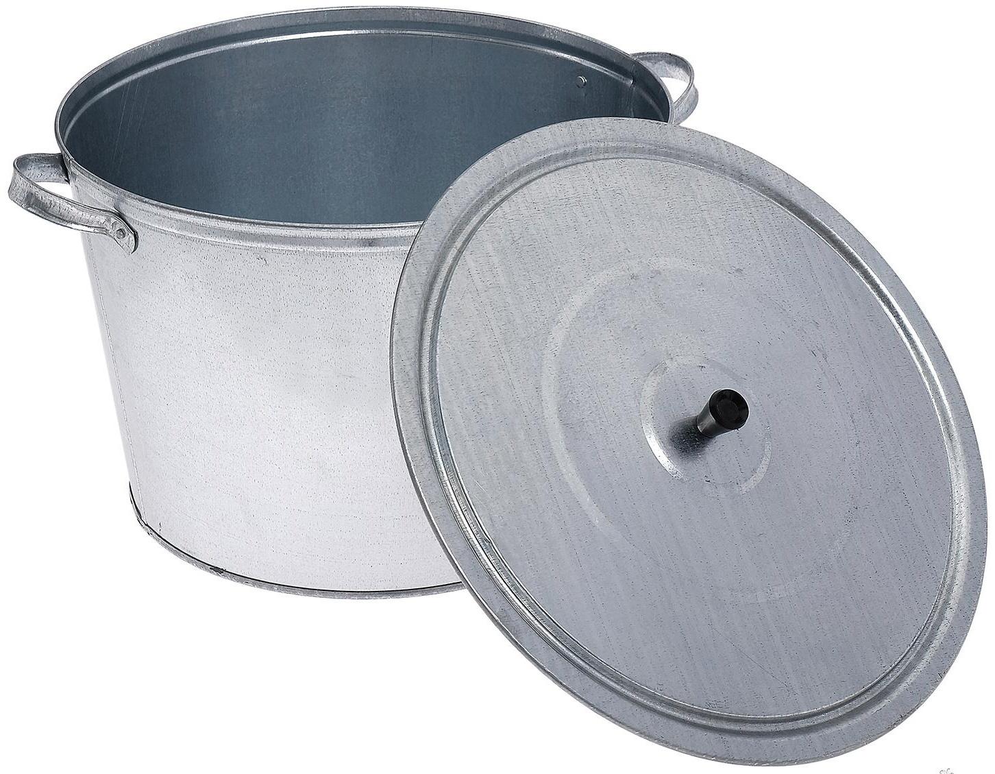 Бак оцинкованный, 25 л, без решётки, ГОСТ