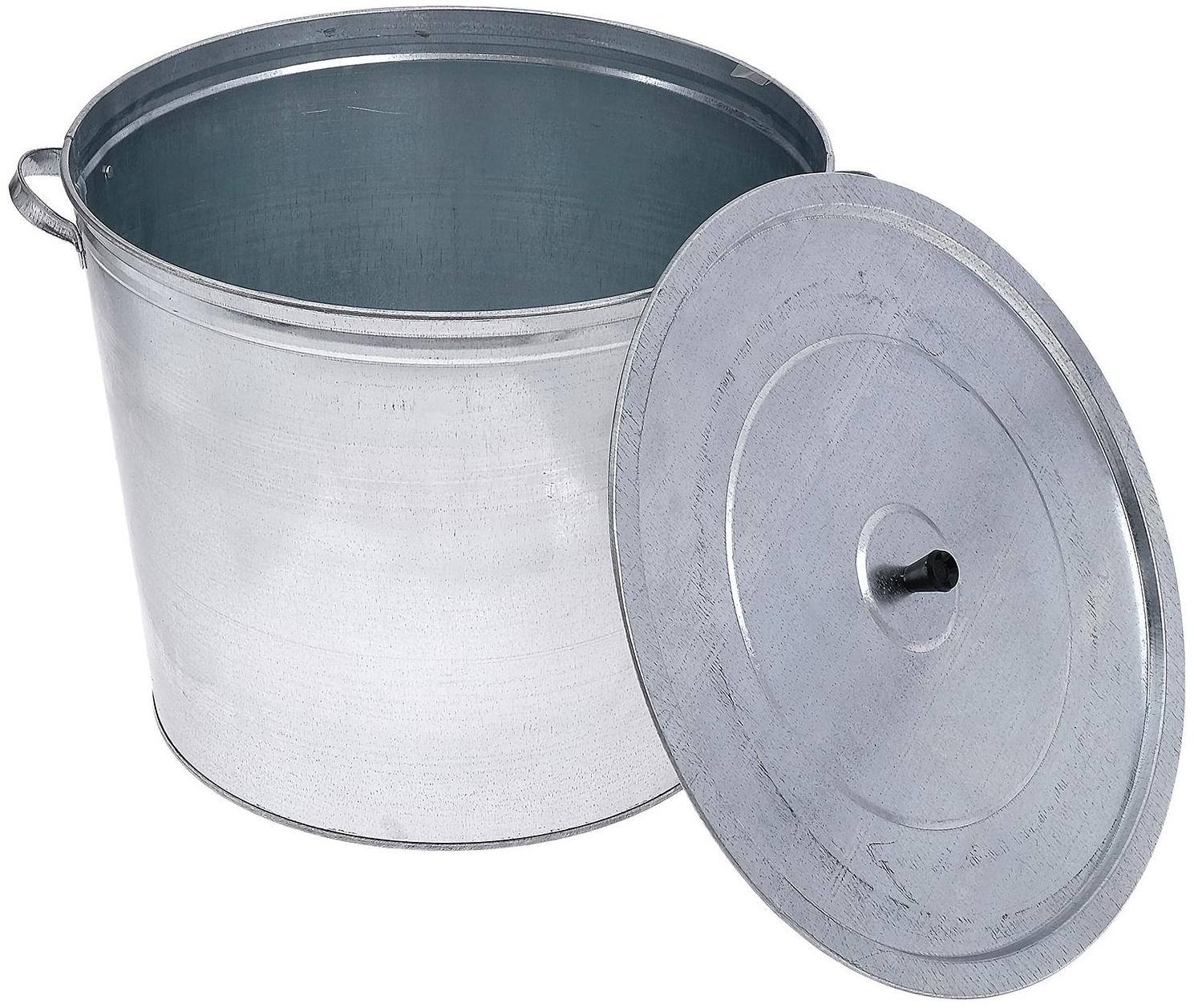 Бак оцинкованный, 52 л, без решётки, ГОСТ