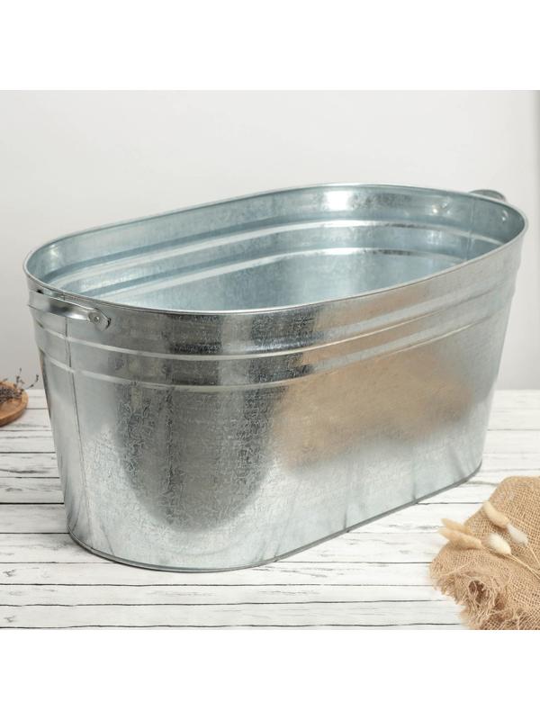 Ванна оцинкованая хозяйственная, 80 л, ГОСТ