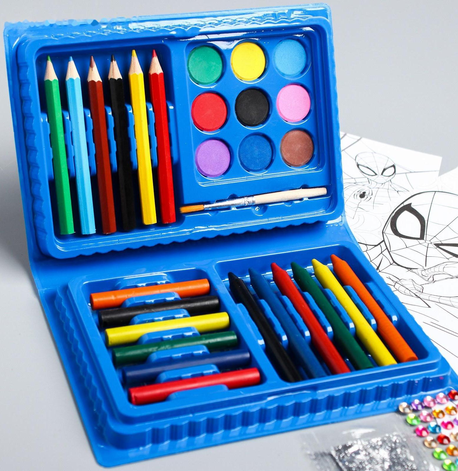 Набор для рисования Человек-паук 35 предметов