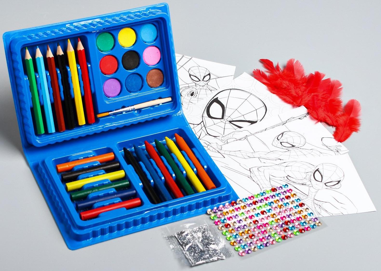 Набор для рисования Человек-паук 35 предметов