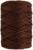 Шнур для вязания с сердечником 100% полиэфир, ширина 5 мм 100м/550гр (146 коричневый)