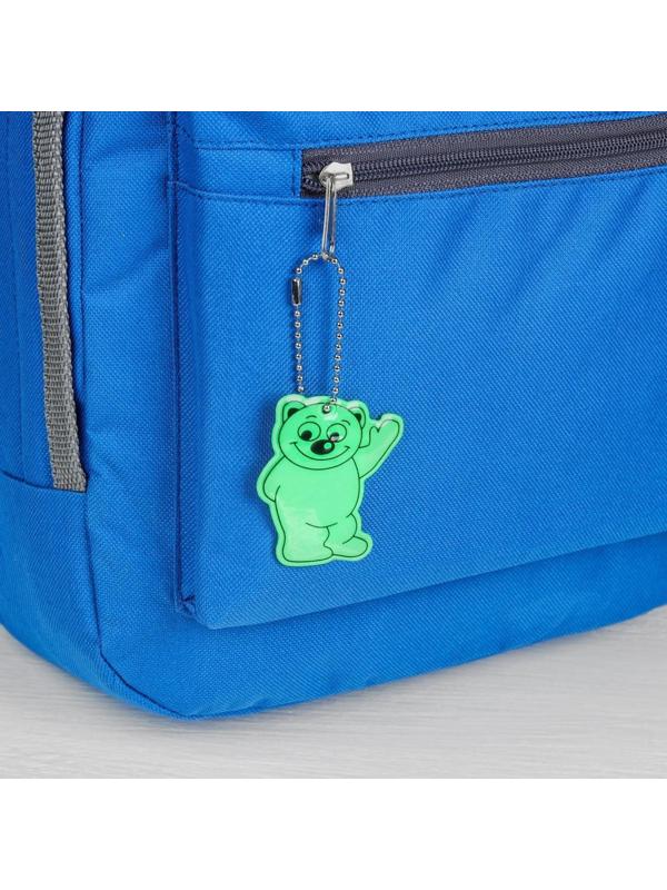 Светоотражающий элемент «Медведь», двусторонний, 6 × 5 см, цвет МИКС