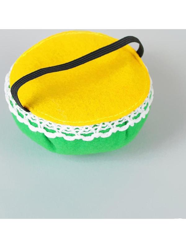 Игольница на руку, d = 8 см, цвет зелёный