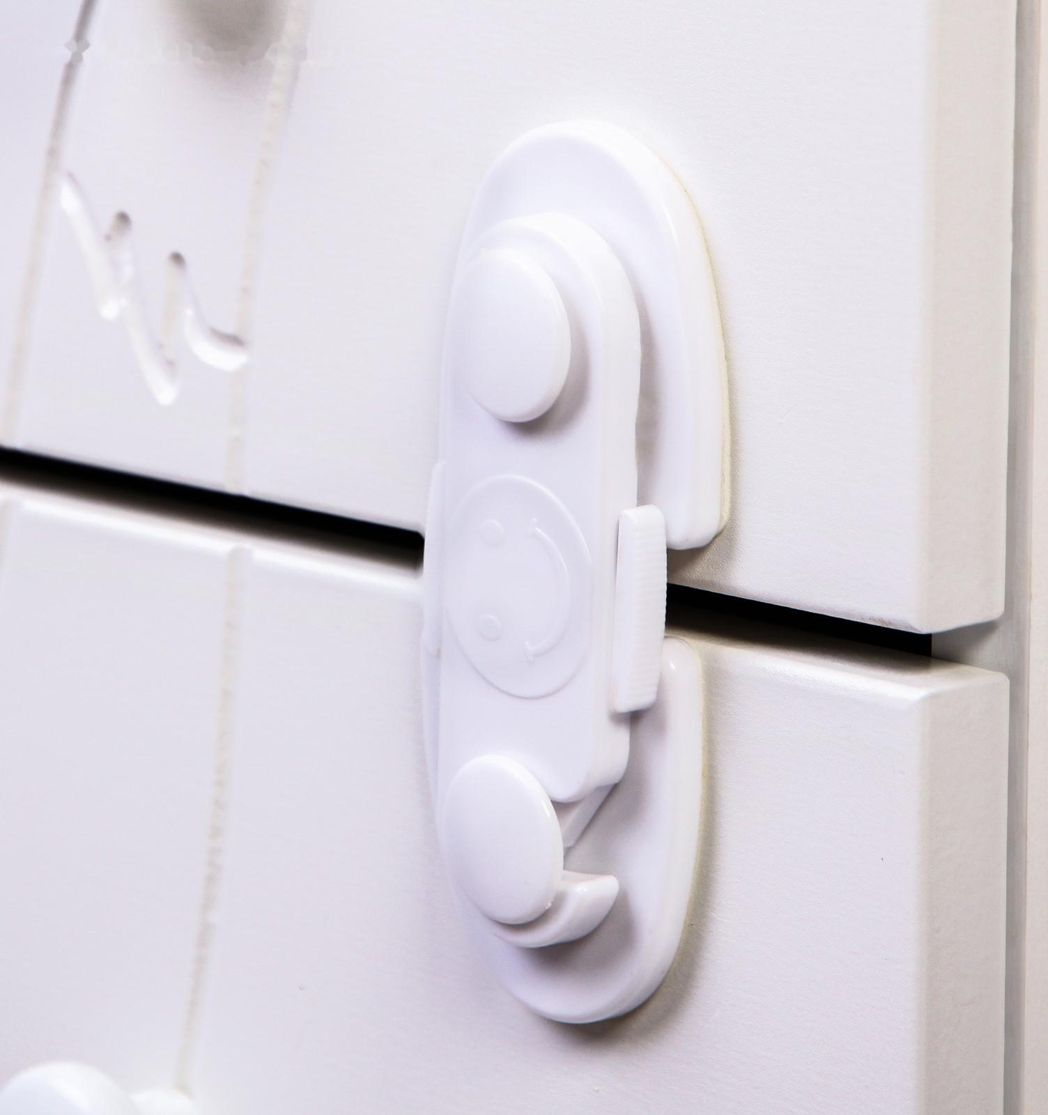 Блокиратор для дверей шкафов, цвет белый