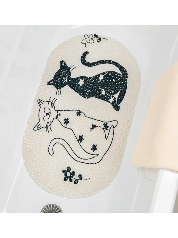 SPA-коврик для ванны на присосках Доляна «Кошечки», 39×65 см