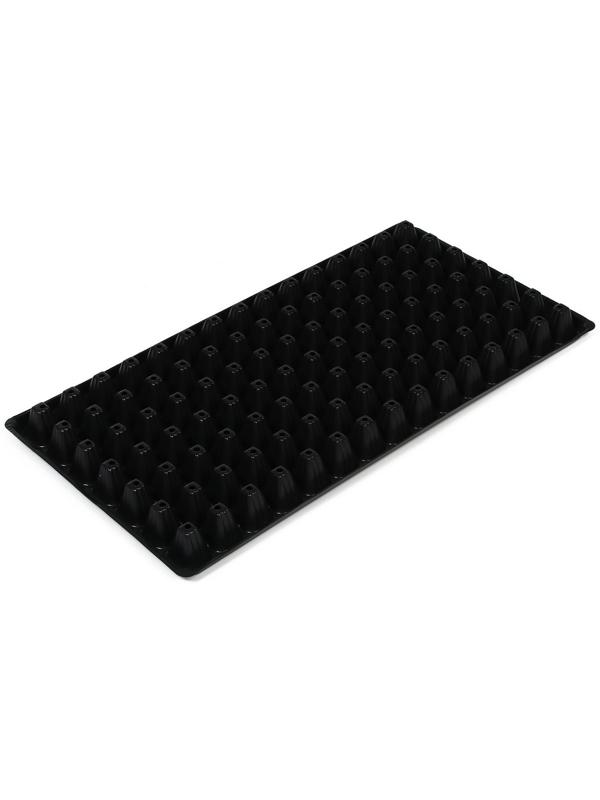 Кассета для рассады, 105 ячеек по 20 мл, чёрная, Greengo