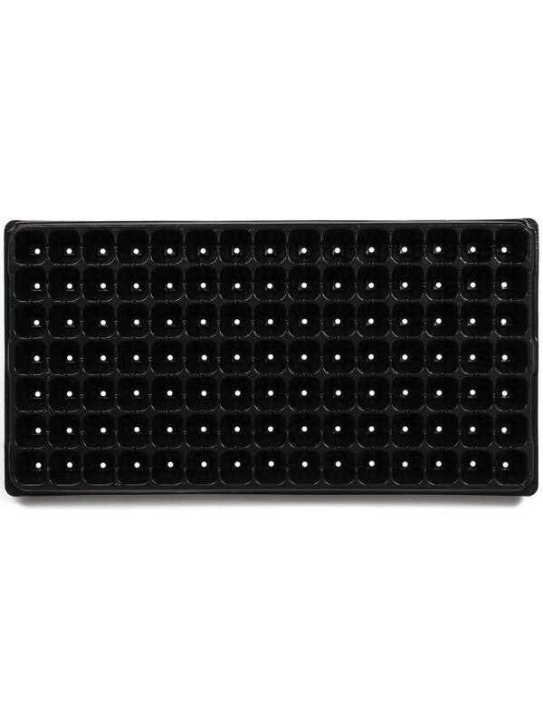 Кассета для рассады, 105 ячеек по 20 мл, чёрная, Greengo