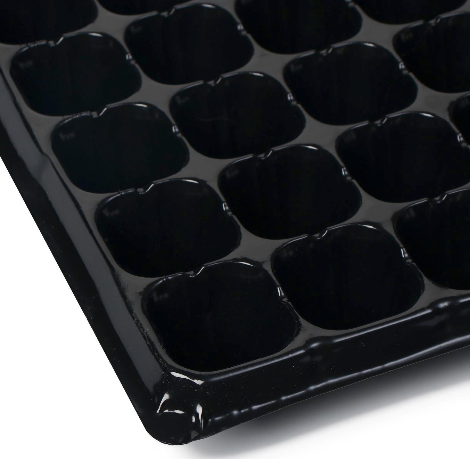 Кассета для рассады, 72 ячеек по 50 мл, чёрная, Greengo