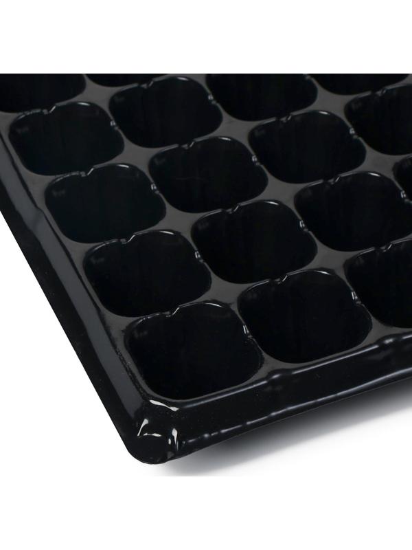 Кассета для рассады, 72 ячеек по 50 мл, чёрная, Greengo