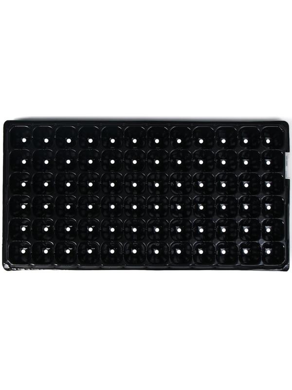 Кассета для рассады, 72 ячеек по 50 мл, чёрная, Greengo