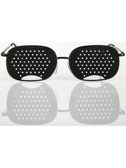 Перфорационные очки-тренажеры универсальные, черный