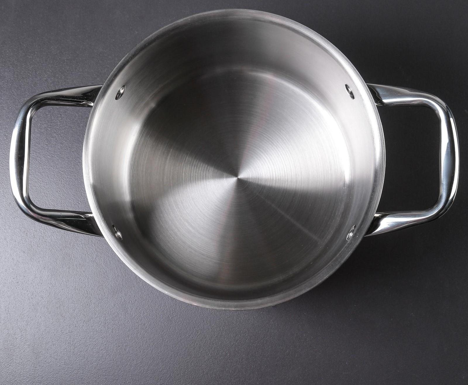 Кастрюля «Титан», 6,4 л, d=22 см, h=17 см, капсульное дно, металлическая крышка