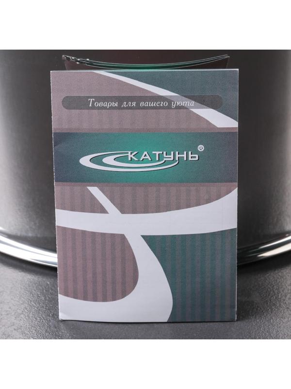 Кастрюля «Титан», 6,4 л, d=22 см, h=17 см, капсульное дно, металлическая крышка