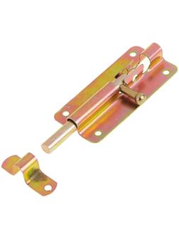 Задвижка дверная ЗД 005, 100 мм, оцинкованная