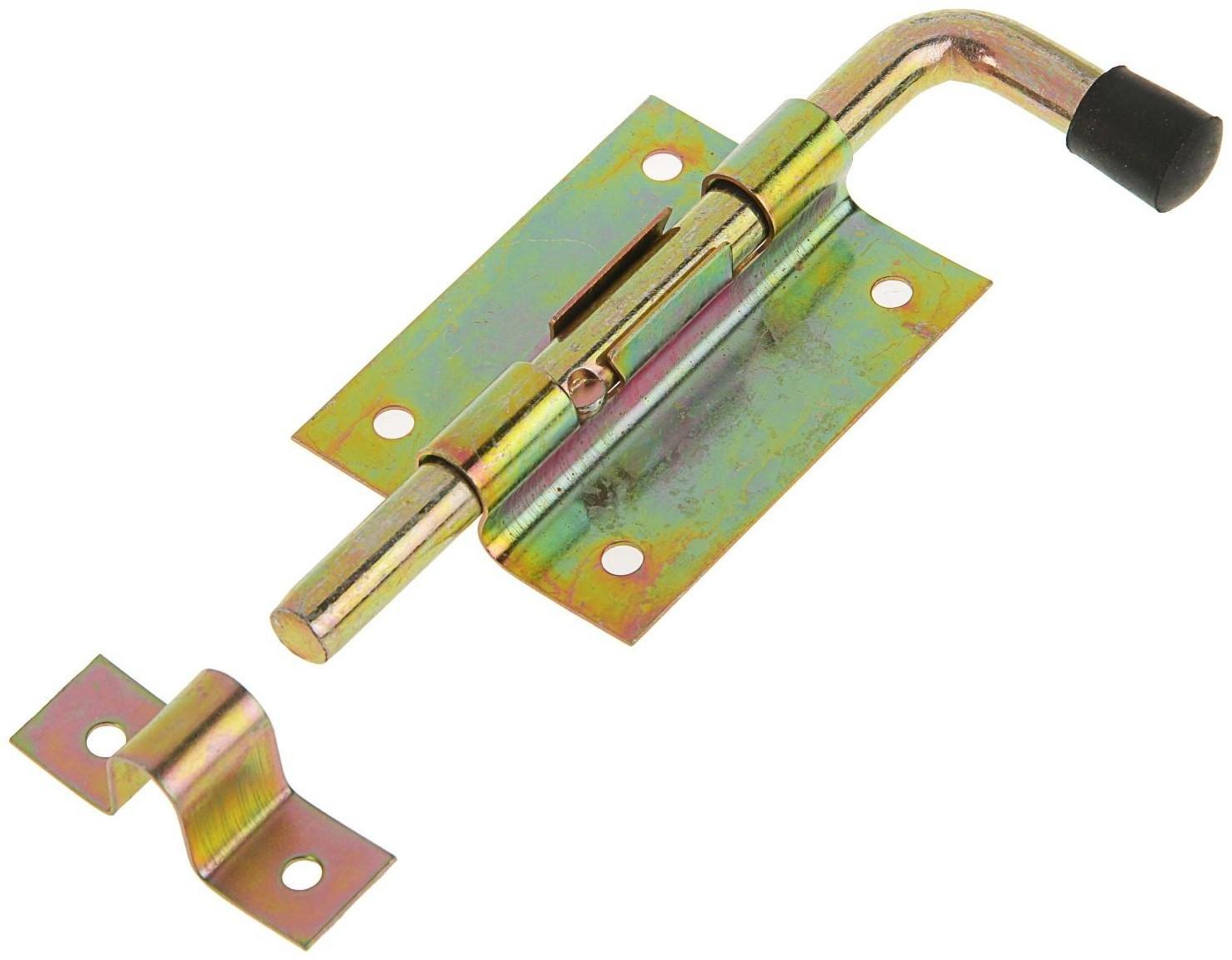 Задвижка дверная ЗД 009, 110 мм, оцинкованная