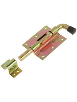 Задвижка дверная , 100 мм по основанию, оцинкованная