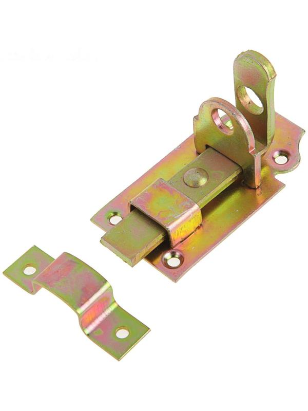 Задвижка дверная ЗД 002, 75 мм, оцинкованная