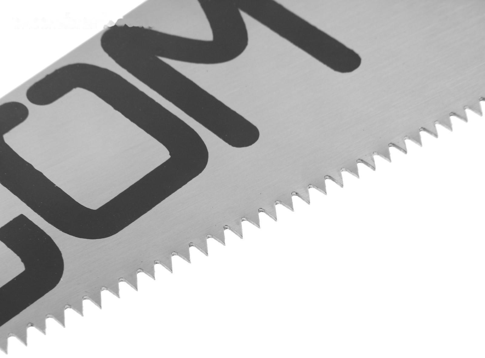 Ножовка по дереву ЛОМ, пластиковая рукоятка, 7-8 TPI, 300 мм